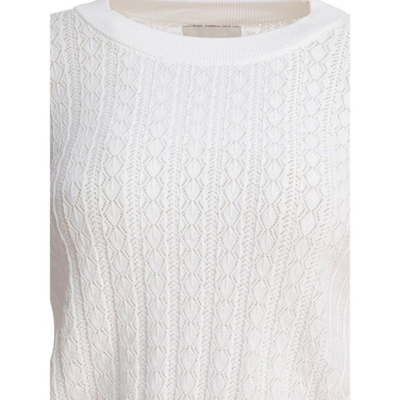 Loulou Studio Tinos Crew-Neck Sweater Tag Size M Women - Picture 3 of 4